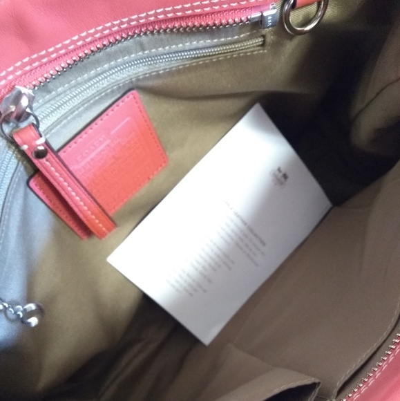 Coach Hampton Braided Pebbled Leather Bag - Picture 8 of 8